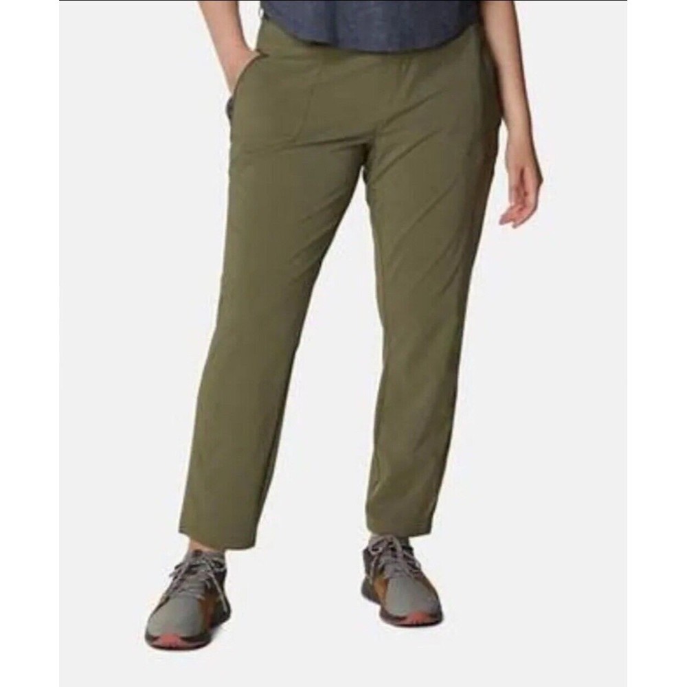 Columbia Bryce Canyon II Stone Green Hiking Trail Pants Women Sz 3X Omni Shield